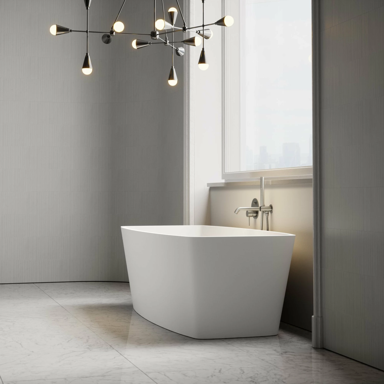 Albert Freestanding Stone Bath 1700mm 5 Albert Freestanding Stone Bath 1700mm - Image 3