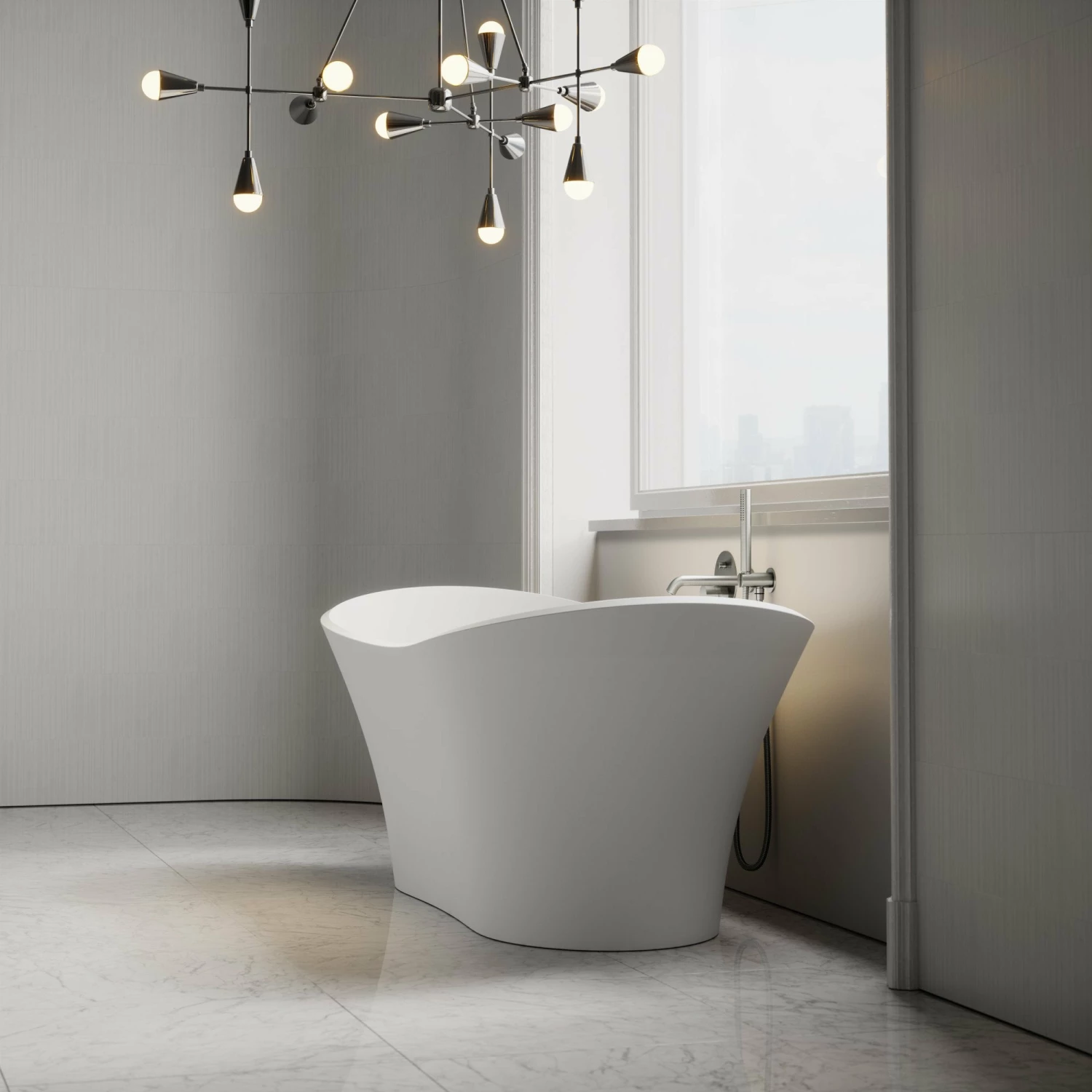 Amalfi Freestanding Stone Bath 1750mm 5 Amalfi Freestanding Stone Bath 1750mm - Image 3