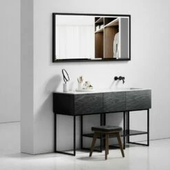Audemar Vanity Unit With Stone Basin (Black 1600mm) 11 Audemar Vanity Unit With Stone Basin (Black 1600mm) -LUSSO STONE Sales audemar vanity unit with stone basin black 1600mm p4946 26728 image