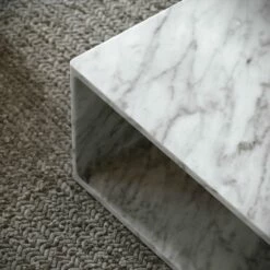 Azzurra Carrara Marble Coffee Table 800mm 11 Azzurra Carrara Marble Coffee Table 800mm -LUSSO STONE Sales azzurra carrara marble coffee table 800mm p5268 34174 zoom