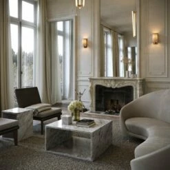 Azzurra Carrara Marble Coffee Table 800mm 12 Azzurra Carrara Marble Coffee Table 800mm -LUSSO STONE Sales azzurra carrara marble coffee table 800mm p5268 34188 zoom