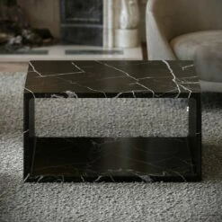 Azzurra Nero Marquina Marble Coffee Table 800mm 9 Azzurra Nero Marquina Marble Coffee Table 800mm -LUSSO STONE Sales azzurra nero marquina marble coffee table 800mm p5270 34271 zoom