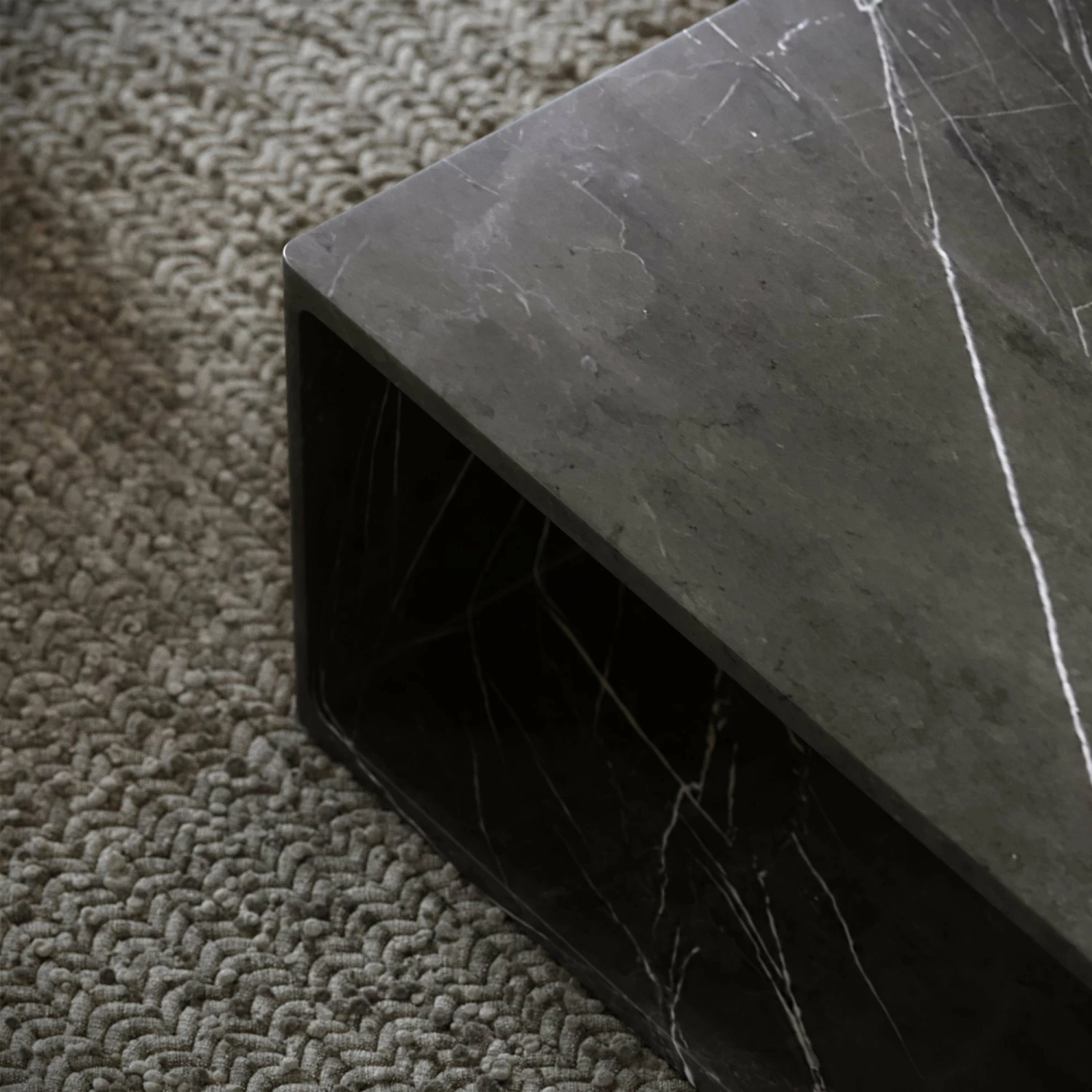 Azzurra Pietra Grey Marble Coffee Table 800mm 6 Azzurra Pietra Grey Marble Coffee Table 800mm - Image 4