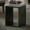 Azzurra Pietra Grey Marble Side Table 400mm