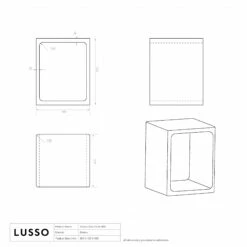 Azzurra Pietra Grey Marble Side Table 400mm -LUSSO STONE Sales azzurra pietra grey marble side table 400mm p5265 46439 zoom