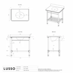 Belmont Traditional Polished Nickel Vanity Unit With Carrara Marble Countertop 1000mm 11 Belmont Traditional Polished Nickel Vanity Unit With Carrara Marble Countertop 1000mm -LUSSO STONE Sales belmont traditional polished nickel vanity unit with carrara marble countertop 1000mm p5359 40418 zoom