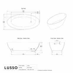 Calice Freestanding Stone Bath 1700mm -LUSSO STONE Sales calice freestanding stone bath 1700mm p2746 41641 zoom