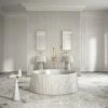 Carrara Lamp Freestanding Bath 1350mm
