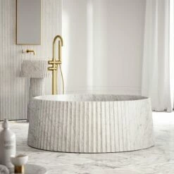 Carrara Lamp Freestanding Bath 1350mm -LUSSO STONE Sales carrara lamp freestanding bath 1350mm p6465 39070 zoom
