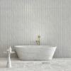 Carrara Marble Muse Freestanding Stone Bath 1700mm