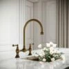 Celeste 2-hole Traditional Kitchen Tap Aged Bronze