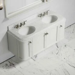 Charsley Carrara Marble Wall Mounted Vanity Unit (Matte Cream) 1400mm 10 Charsley Carrara Marble Wall Mounted Vanity Unit (Matte Cream) 1400mm -LUSSO STONE Sales charsley carrara marble wall mounted vanity unit matte cream 1400mm p3745 18393 zoom