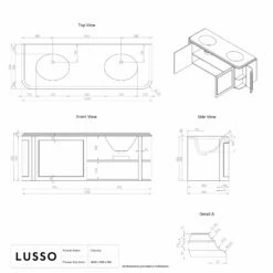 Charsley Carrara Marble Wall Mounted Vanity Unit (Matte Cream) 1600mm 13 Charsley Carrara Marble Wall Mounted Vanity Unit (Matte Cream) 1600mm -LUSSO STONE Sales charsley carrara marble wall mounted vanity unit matte cream 1600mm p3743 39258 zoom