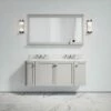 Charsley Carrara Marble Wall Mounted Vanity Unit (Matte Stone) 1400mm -LUSSO STONE Sales charsley carrara marble wall mounted vanity unit matte stone 1400mm p3751 18442 zoom