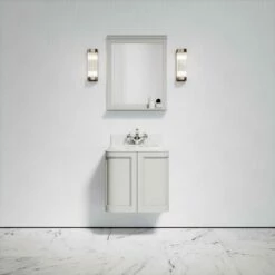 Charsley Carrara Marble Wall Mounted Vanity Unit (Matte Stone) 600mm 12 Charsley Carrara Marble Wall Mounted Vanity Unit (Matte Stone) 600mm -LUSSO STONE Sales charsley carrara marble wall mounted vanity unit matte stone 600mm p3752 18435 zoom