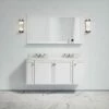 Charsley Carrara Marble Wall Mounted Vanity Unit (Matte White) 1400mm -LUSSO STONE Sales charsley carrara marble wall mounted vanity unit matte white 1400mm p3659 18294 zoom