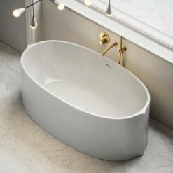 Cielo Freestanding Stone Bath 1620mm 10 Cielo Freestanding Stone Bath 1620mm -LUSSO STONE Sales cielo freestanding stone bath 1620mm p469 21993 zoom