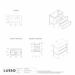 Claridge Vanity Unit With Stone Basin (Black Oak 800mm) -LUSSO STONE Sales claridge vanity unit with stone basin black oak 800mm p1899 36036 zoom