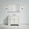 Connaught Carrara Marble Floorstanding Vanity Unit (Matte Cream) 1200mm -LUSSO STONE Sales connaught carrara marble floorstanding vanity unit matte cream 1200mm p3639 18732 zoom
