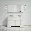Connaught Carrara Marble Floorstanding Vanity Unit (Matte Cream) 1400mm 1 Connaught Carrara Marble Floorstanding Vanity Unit (Matte Cream) 1400mm -LUSSO STONE Sales connaught carrara marble floorstanding vanity unit matte cream 1400mm p3640 21712 zoom