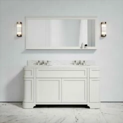 Connaught Carrara Marble Floorstanding Vanity Unit (Matte Cream) 1600mm 13 Connaught Carrara Marble Floorstanding Vanity Unit (Matte Cream) 1600mm -LUSSO STONE Sales connaught carrara marble floorstanding vanity unit matte cream 1600mm p3642 18205 zoom