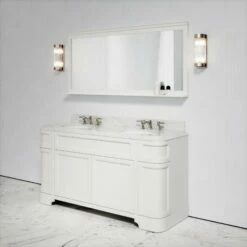 Connaught Carrara Marble Floorstanding Vanity Unit (Matte Cream) 1600mm 14 Connaught Carrara Marble Floorstanding Vanity Unit (Matte Cream) 1600mm -LUSSO STONE Sales connaught carrara marble floorstanding vanity unit matte cream 1600mm p3642 18757 zoom