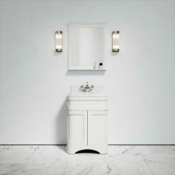 Connaught Carrara Marble Floorstanding Vanity Unit (Matte Cream) 600mm -LUSSO STONE Sales connaught carrara marble floorstanding vanity unit matte cream 600mm p3641 18467 zoom