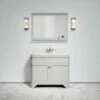 Connaught Carrara Marble Floorstanding Vanity Unit (Matte Stone) 1000mm -LUSSO STONE Sales connaught carrara marble floorstanding vanity unit matte stone 1000mm p3650 18724 zoom