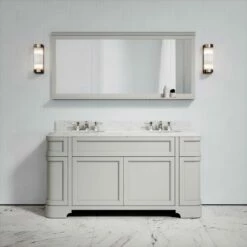 Connaught Carrara Marble Floorstanding Vanity Unit (Matte Stone) 1600mm 13 Connaught Carrara Marble Floorstanding Vanity Unit (Matte Stone) 1600mm -LUSSO STONE Sales connaught carrara marble floorstanding vanity unit matte stone 1600mm p3653 18252 zoom