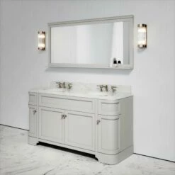 Connaught Carrara Marble Floorstanding Vanity Unit (Matte Stone) 1600mm 12 Connaught Carrara Marble Floorstanding Vanity Unit (Matte Stone) 1600mm -LUSSO STONE Sales connaught carrara marble floorstanding vanity unit matte stone 1600mm p3653 18760 zoom