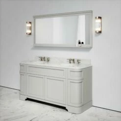 Connaught Carrara Marble Floorstanding Vanity Unit (Matte Stone) 1600mm 14 Connaught Carrara Marble Floorstanding Vanity Unit (Matte Stone) 1600mm -LUSSO STONE Sales connaught carrara marble floorstanding vanity unit matte stone 1600mm p3653 18761 zoom