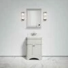 Connaught Carrara Marble Floorstanding Vanity Unit (Matte Stone) 600mm -LUSSO STONE Sales connaught carrara marble floorstanding vanity unit matte stone 600mm p3648 18695 zoom