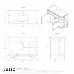Connaught Carrara Marble Floorstanding Vanity Unit (Matte White) 1200mm 15 Connaught Carrara Marble Floorstanding Vanity Unit (Matte White) 1200mm -LUSSO STONE Sales connaught carrara marble floorstanding vanity unit matte white 1200mm p3634 36008 zoom