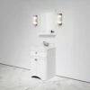 Connaught Carrara Marble Floorstanding Vanity Unit (Primed White) 600mm 2 Connaught Carrara Marble Floorstanding Vanity Unit (Primed White) 600mm -LUSSO STONE Sales connaught carrara marble floorstanding vanity unit primed white 600mm p3654 24733 zoom