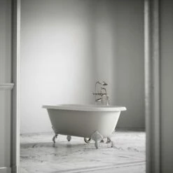 Connaught Matte Stone Roll Top Cast Iron Bath 1675mm -LUSSO STONE Sales connaught matte stone roll top cast iron bath 1675mm p3830 20851 zoom