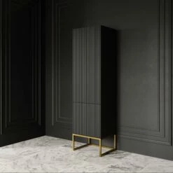 Couture Beauty Storage Cabinet Matte Black 500mm -LUSSO STONE Sales couture beauty storage cabinet matte black 500mm p4717 26462 zoom