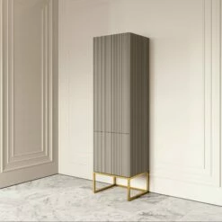 Couture Beauty Storage Cabinet Matte Velvet Beige 500mm -LUSSO STONE Sales couture beauty storage cabinet matte velvet beige 500mm p4731 26422 zoom