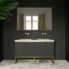 Couture Floorstanding Fluted Vanity Unit (Matte Black 1400mm) -LUSSO STONE Sales couture floorstanding fluted vanity unit matte black 1400mm p4712 26456 zoom
