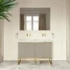 Couture Floorstanding Vanity Unit (Matte Velvet Beige 1200mm) -LUSSO STONE Sales couture floorstanding vanity unit matte velvet beige 1200mm p4729 26469 zoom