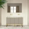 Couture Floorstanding Vanity Unit (Matte Velvet Beige 1400mm)