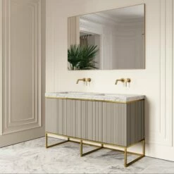 Couture Floorstanding Vanity Unit (Matte Velvet Beige 1400mm) 12 Couture Floorstanding Vanity Unit (Matte Velvet Beige 1400mm) -LUSSO STONE Sales couture floorstanding vanity unit matte velvet beige 1400mm p4730 26474 zoom