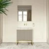 Couture Floorstanding Vanity Unit (Matte Velvet Beige 800mm) -LUSSO STONE Sales couture floorstanding vanity unit matte velvet beige 800mm p4721 26353 zoom