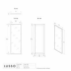 Couture Large Brushed Gold Mirror 1400mm 9 Couture Large Brushed Gold Mirror 1400mm -LUSSO STONE Sales couture large brushed gold mirror 1400mm p4692 31838 zoom