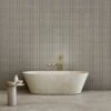 Crema Marfil Marble Muse Freestanding Stone Bath 1700mm
