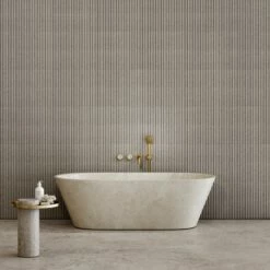 Crema Marfil Marble Muse Freestanding Stone Bath 1700mm