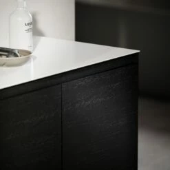 Cubik Black Wood Grain Vanity Unit 1500mm 10 Cubik Black Wood Grain Vanity Unit 1500mm -LUSSO STONE Sales cubik black wood grain vanity unit 1500mm p6600 43002 zoom