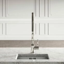 Deco Claridge Polished Nickel Traditional Pull Out Kitchen Mixer Tap 11 Deco Claridge Polished Nickel Traditional Pull Out Kitchen Mixer Tap -LUSSO STONE Sales deco claridge polished nickel traditional pull out kitchen mixer tap p4390 24715 zoom