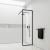 Designo Matte Black Shower Screen (All Sizes) -LUSSO STONE Sales designo matte black shower screen all sizes p6857 41494 zoom