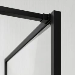 Designo Matte Black Shower Screen (All Sizes) -LUSSO STONE Sales designo matte black shower screen all sizes p6857 41506 zoom