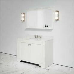 Eaton Carrara Marble Floorstanding Vanity Unit (Matte Cream) 1200mm -LUSSO STONE Sales eaton carrara marble floorstanding vanity unit matte cream 1200mm p3771 18784 zoom